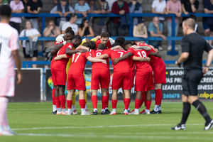 AFC Telford United's red away kit