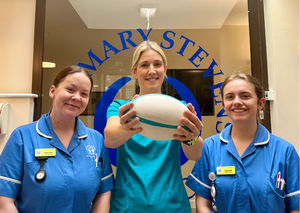 Left to right: Hannah, Registered Nurse, Fiona, Physiotherapist and Hannah, Registered Nurse 