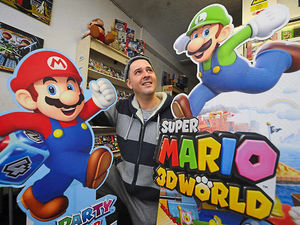 Supporting image for story: Vintage game specialist - with shop in Halesowen - to be featured on The Gadget Show