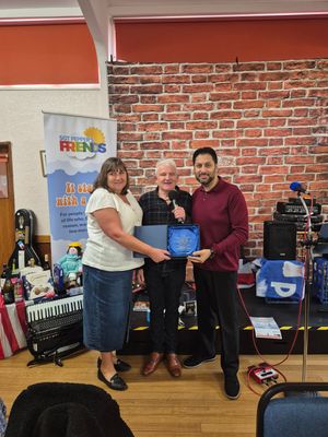 L to R Alison Ashfield  Roger Edwards, Shaz Saleem 