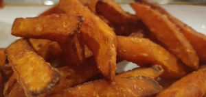 The sweet potato fries were a welcome addition to the meal