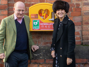Supporting image for story: County wine merchant supports defibrillator campaign in memory of former colleague