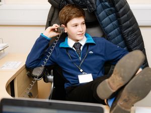 Supporting image for story: Students takeover Shropshire school to learn about applying for jobs