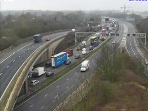 Supporting image for story: Emergency services respond to M6 crash near Birmingham