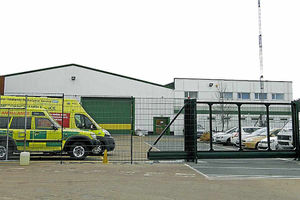 The ambulance hub in Mercian Close, off Longden Road, Shrewsbury