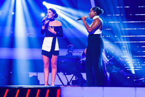 Supporting image for story: The Voice: Shropshire's Zoe and singing partner Ebony axed from show