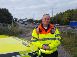 On-road manager Tony Phipps will be patrolling the motorways while most people are tucked up in bed