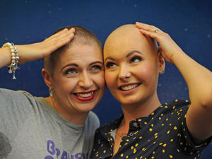Supporting image for story: 'It takes an amazing person to do this': Mum braves head shave for charity