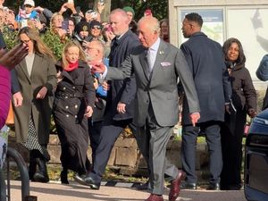 Supporting image for story: Warm Staffordshire welcome for King on visit to county