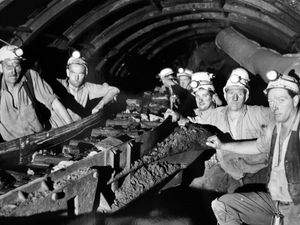 Supporting image for story: 'Hard work, not handouts, helped us build a life' - Your Letters and miners at Highley Colliery in the 1960s in a picture from the archive