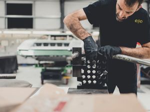 Supporting image for story: Work continues on rare Aston Martin at Bridgnorth garage