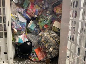 Supporting image for story: Illegal tobacco, cigarettes, and vapes worth almost £30,000 seized in Walsall raids