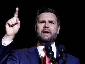 Supporting image for story: JD Vance attacks Kamala Harris during solo campaign debut