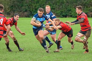 DK’s Stefan Shillingford in action in the win at Ludlow Pic: Ian Jackson