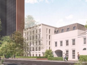 Supporting image for story: New white brick design for planned block of student flats in Birmingham
