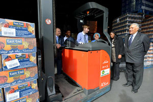 The launch of the Sandwell guarantee scheme at East End Foods