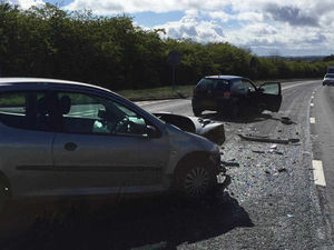 Supporting image for story: Man taken to hospital after crash on A41 near Market Drayton