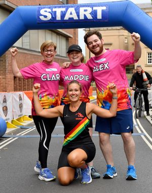 Clare Baugh, Maddie Baugh, Alex Baugh and Laura Davies.