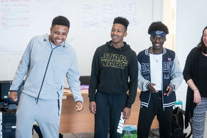 Brummie Iliad in rehearsals at The REP