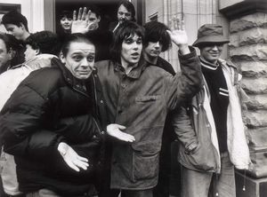 The Stone Roses who appeared at Wolverhampton Magistrates' Court on March 6, 1990. Left to right Gary Mountfield, Ian Brown, Jonathon Squire and Alan Wren. Picture: Paul Pickard 