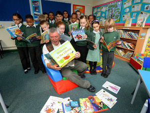 Supporting image for story: Opening of new Wolverhampton primary school library after fire