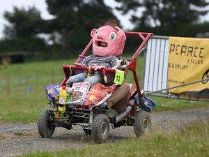 Supporting image for story: Thrills and spills as Ludlow soapbox derby returns