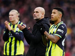 Supporting image for story: ‘Proud’ Pep Guardiola defends Erling Haaland as City’s miserable run continues