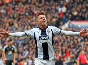 Harvey Barnes celebrates yet another goal. (AMA)