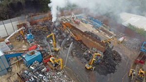 The fire at EnableLink, Tipton