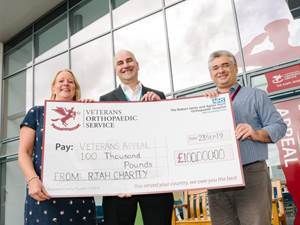 Supporting image for story: Veterans charity at Shropshire hospital gets £10,000 boost