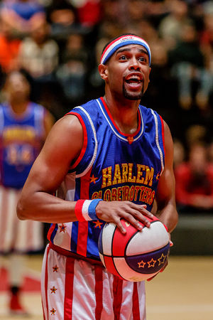 The Harlem Globetrotters in Birmingham. Credit: Chris Bowley