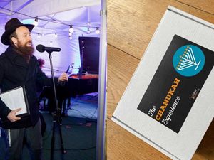 Supporting image for story: ‘Light in darkness’: Jewish community adapts for pandemic-hit Hanukkah