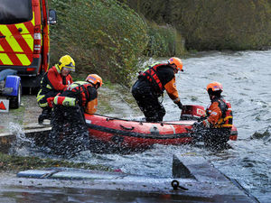 Supporting image for story: IN VIDEO and PICTURES: West Midlands emergency services crews out in force for mock plane disaster