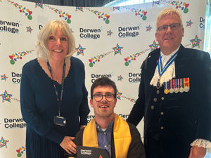 Supporting image for story: Derwen College students' graduations celebrated