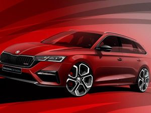Supporting image for story: New plug-in hybrid Skoda Octavia vRS teased ahead of Geneva reveal