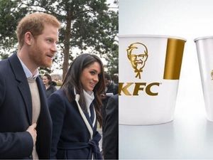 Supporting image for story: KFC has designed a limited-edition bucket for the royal wedding