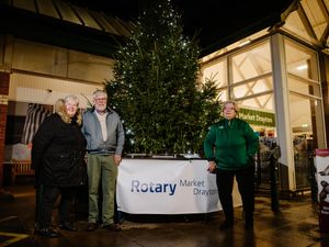 Supporting image for story: Names remembered at Tree of Light in Market Drayton