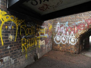 Supporting image for story: 'Completely barmy': Graffiti to stay as it is not offensive