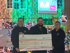 Supporting image for story: Surprise donation provides huge boost to stunning Christmas light fundraiser