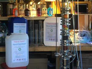 Supporting image for story: Shropshire distillery switches from making gin to hand sanitiser

