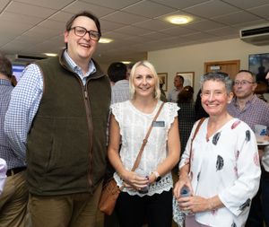 l-r Daniel Webb, Hannah Taylor and Lucie Hammond