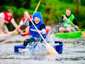 Supporting image for story: Teams gear up for Shrewsbury's Macmillan Coracle World Championships