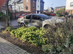 Supporting image for story: Fire investigation launched after another late-night car blaze in Telford