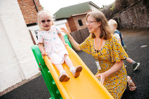 Ava Prokopiak, 3 with Megan Gradwell