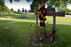 Tributes left for Tom on the ring road