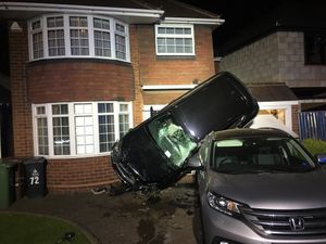 Supporting image for story: Car flips into Pelsall house in dramatic crash