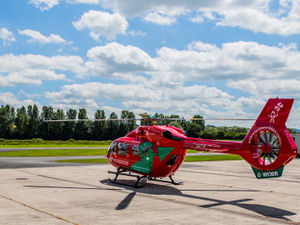 Supporting image for story: Health minister urged to provide more funding to keep Welshpool Air Ambulance base