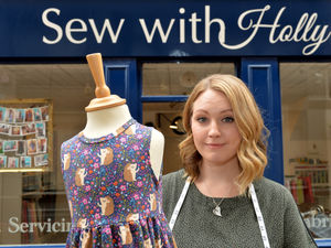 Supporting image for story: Sew passionate: Holly helps people to learn to make their own clothes in Stourbridge