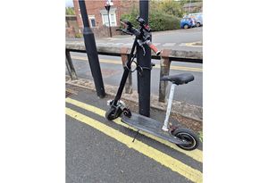 E-scooters are illegal to use on public roads, pavements, or cycle paths. Picture: West Mercia Police