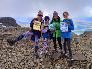Supporting image for story: Three generations climb Ben Nevis for Shrewsbury charity
